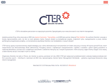 Tablet Screenshot of cter.pl